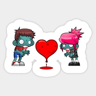 Our Love Never Dies - Zombies Sticker